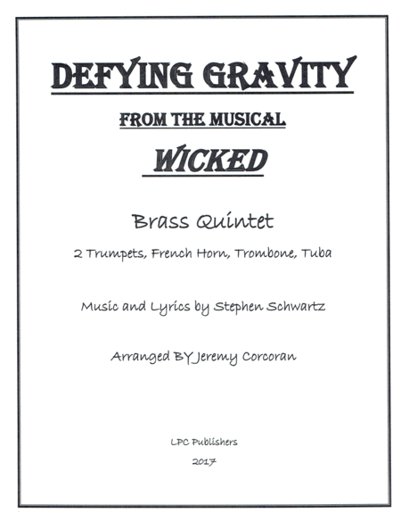 Defying Gravity for Brass Quintet image number null