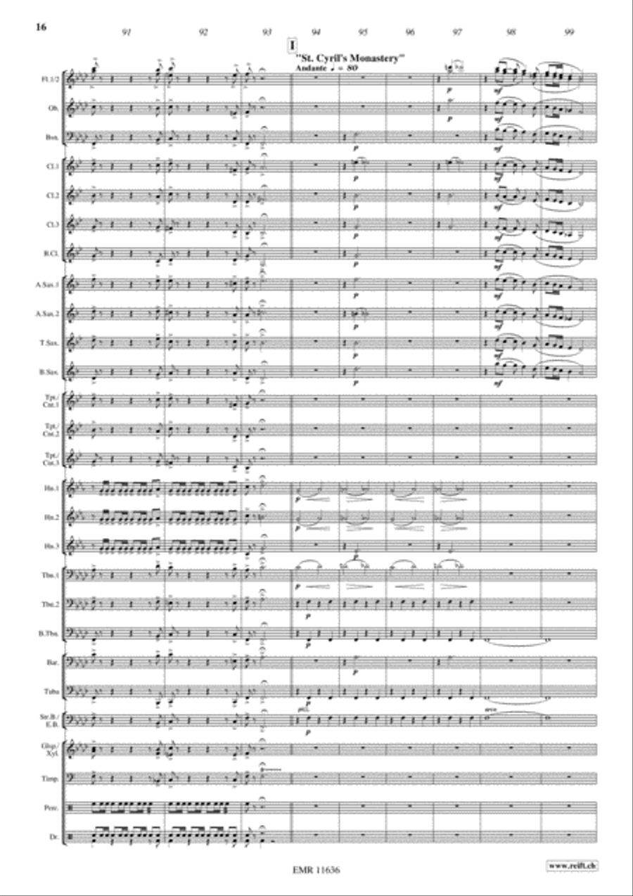 For Your Eyes Only Concert Band scores gallery preview page 17