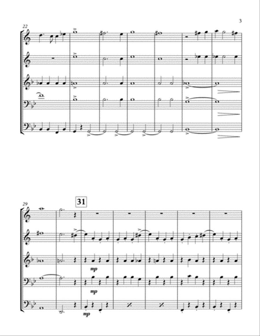 Instant Concert Brass Ensemble scores gallery preview page 3