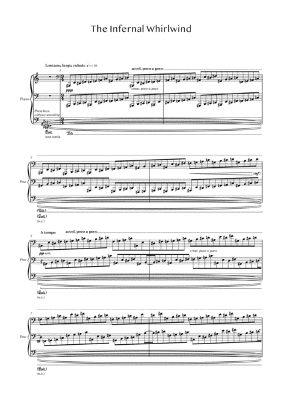 Scenes from Literature: The Infernal Whirlwind Piano Solo scores gallery preview page 3