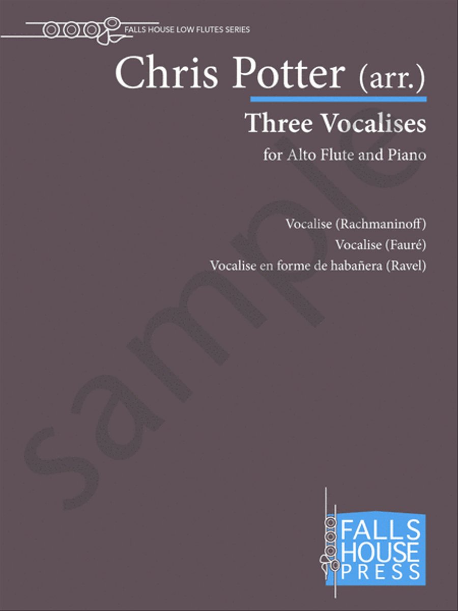 Three Vocalises Chamber Music scores gallery preview page 3