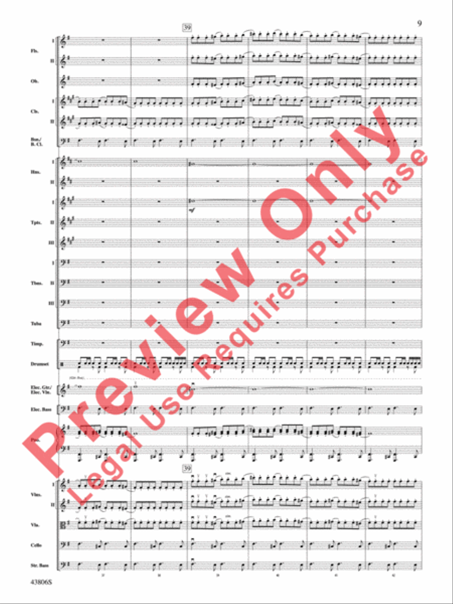 A Mad Russian's Christmas Full Orchestra scores gallery preview page 10