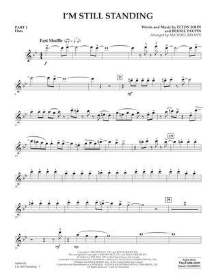 Book cover for I'm Still Standing (arr. Michael Brown) - Pt.1 - Flute