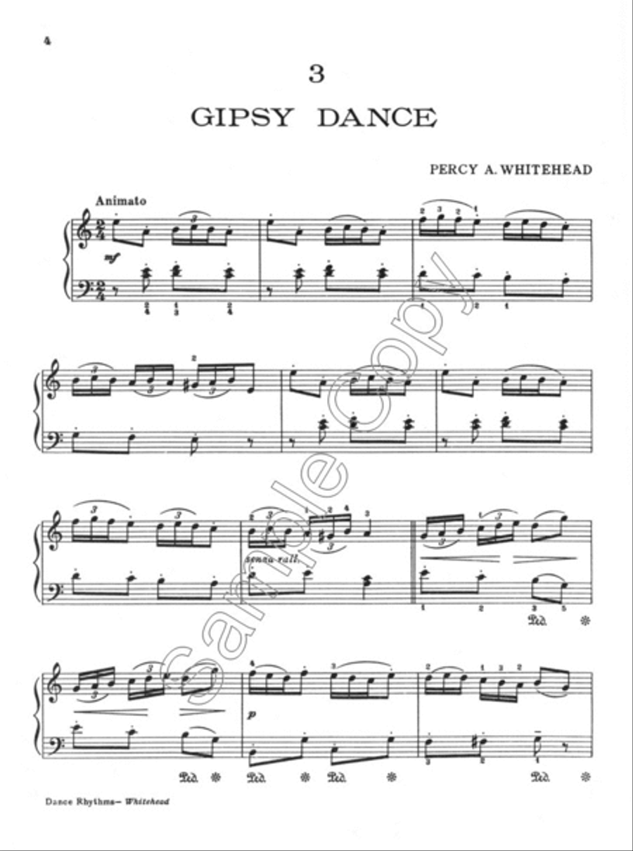 Dance Rhythms Piano Solo scores gallery preview page 3