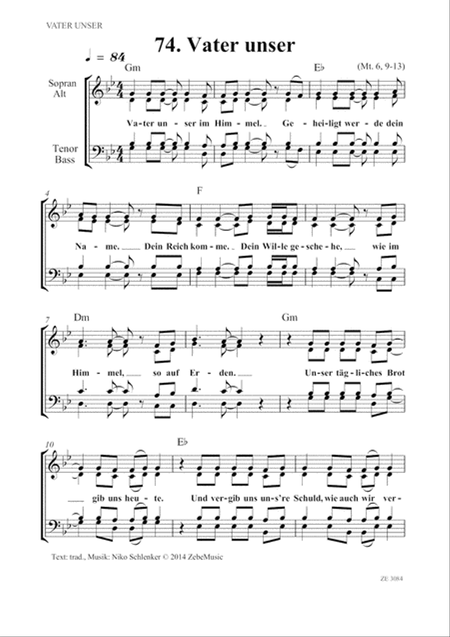 Glory to God! Gospel liturgisch. Voice scores gallery preview page 10