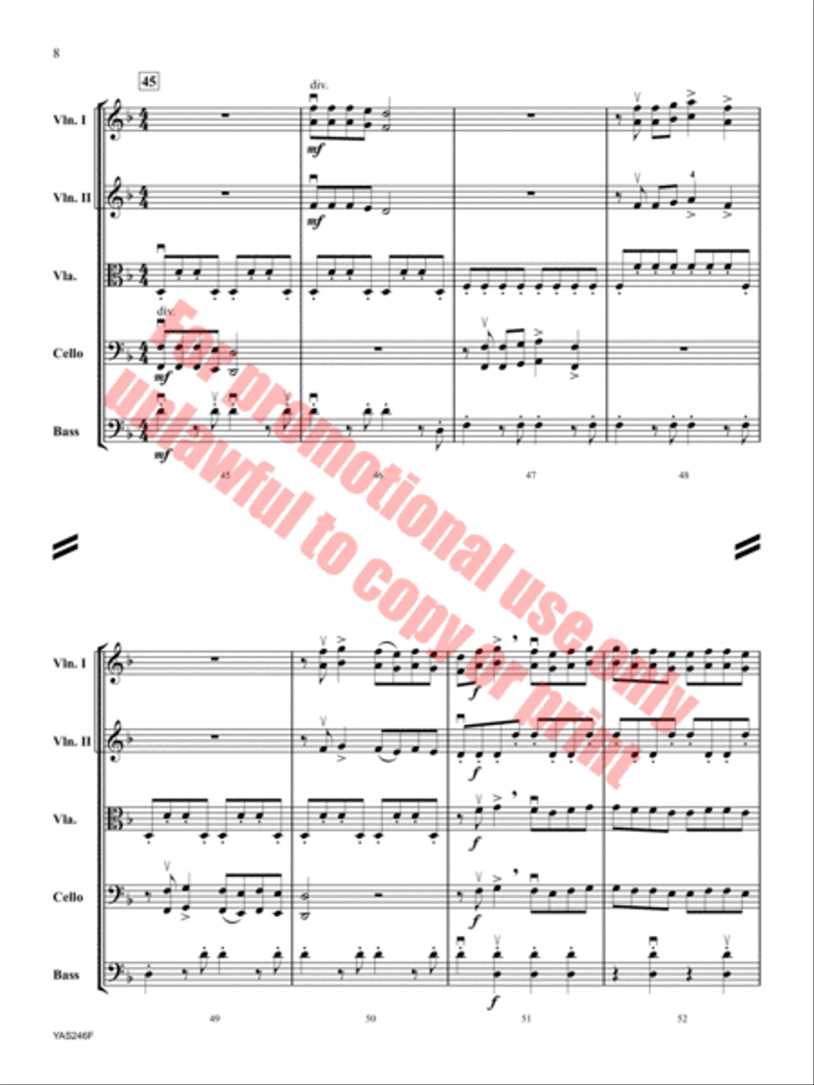 Russian Easter Overture Orchestra scores gallery preview page 8