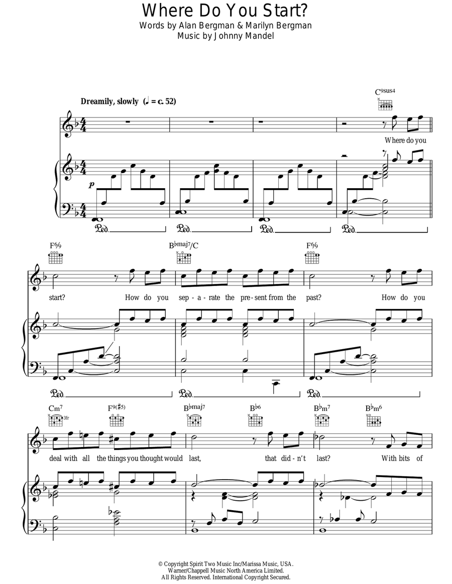 Where Do You Start? Guitar scores gallery preview page 1
