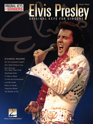 Book cover for Elvis Presley - Original Keys for Singers