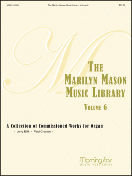 Marilyn Mason Music Library, Volume 6 image number null