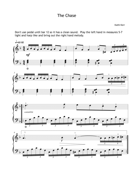 Piano song early advanced - The Chase