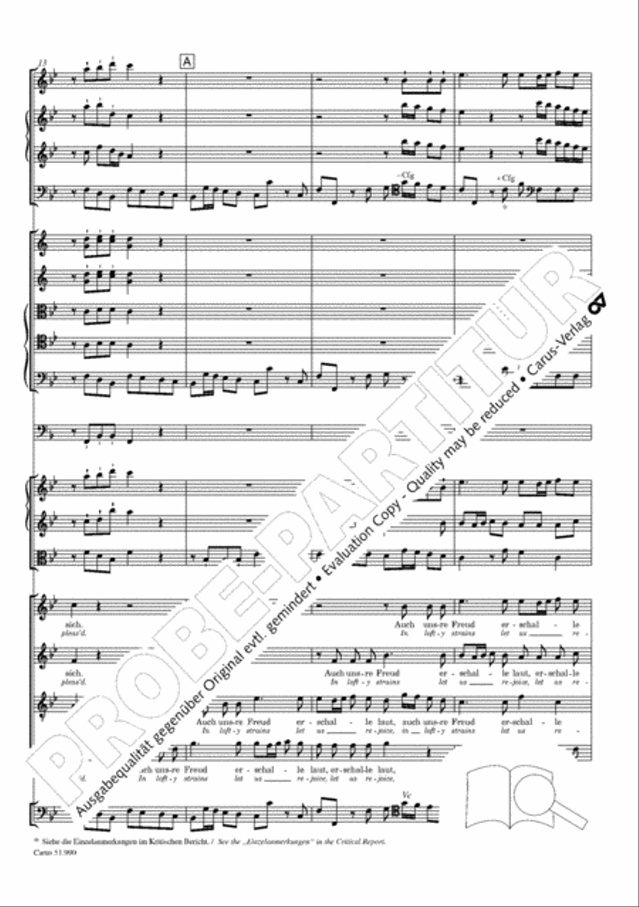The Creation (Die Schopfung) 4-Part scores gallery preview page 219