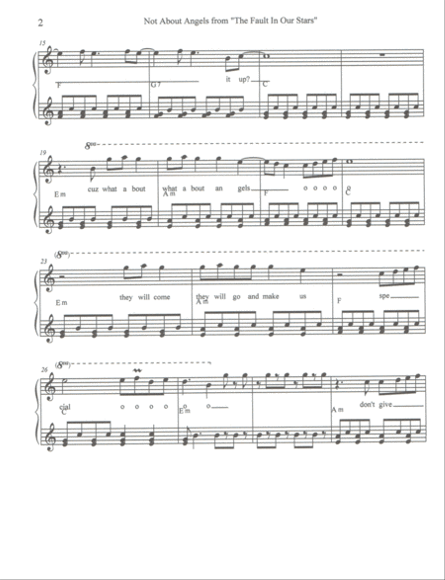 Not About Angels Small Ensemble scores gallery preview page 2