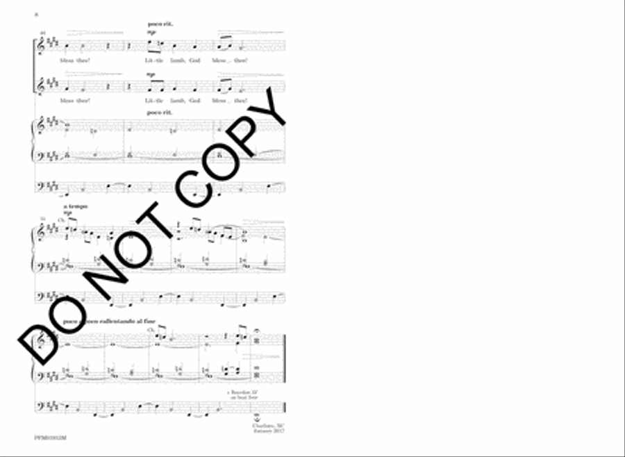 The Lamb 2-Part scores gallery preview page 11
