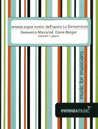 Book cover for Fantasia sopra motivi dell'opera "La Sonnambula"