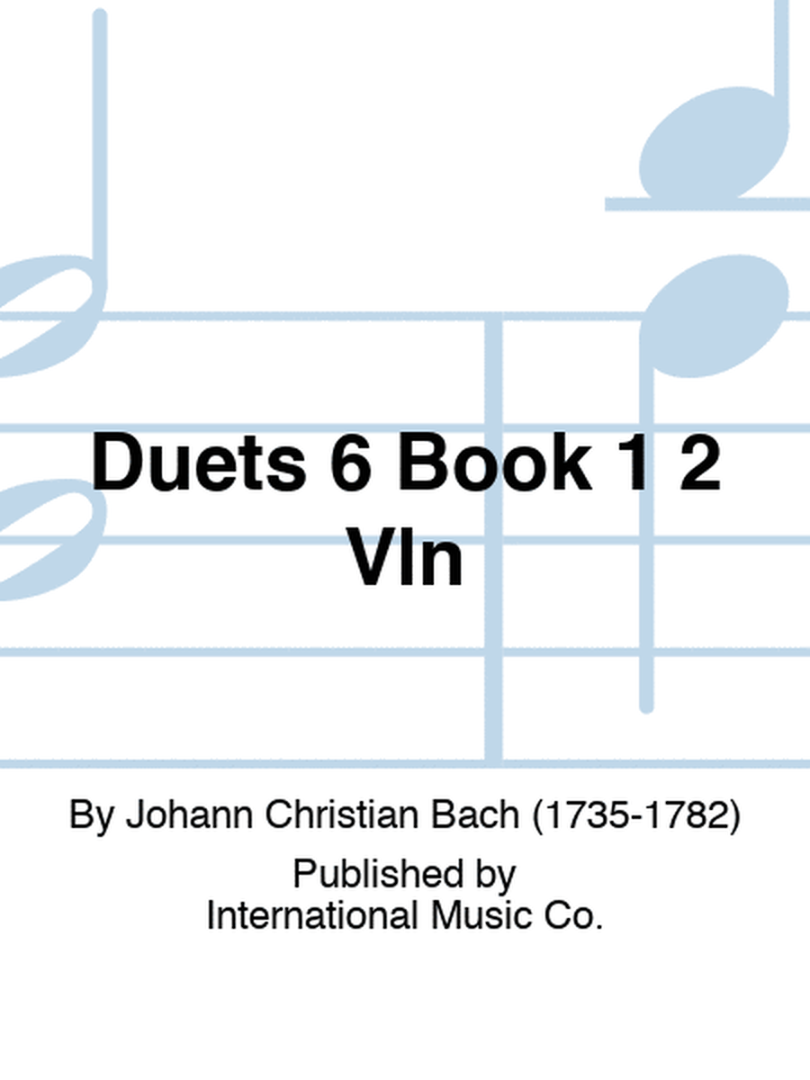 Duets 6 Book 1 2 Vln