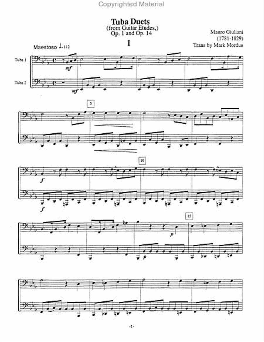 Tuba Duets Brass Duet scores gallery preview page 2