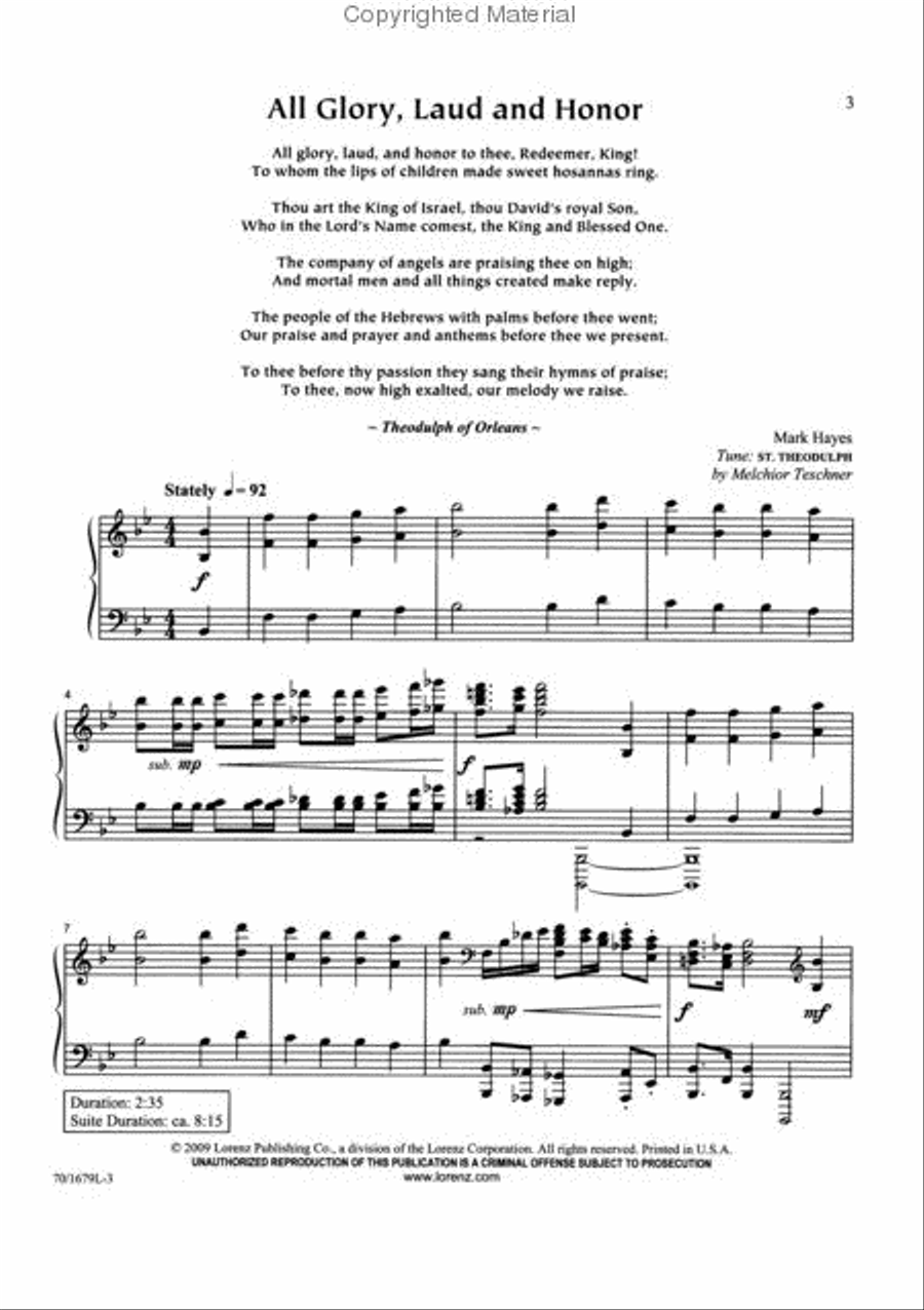 Palms and Passion Suite Piano Solo scores gallery preview page 2