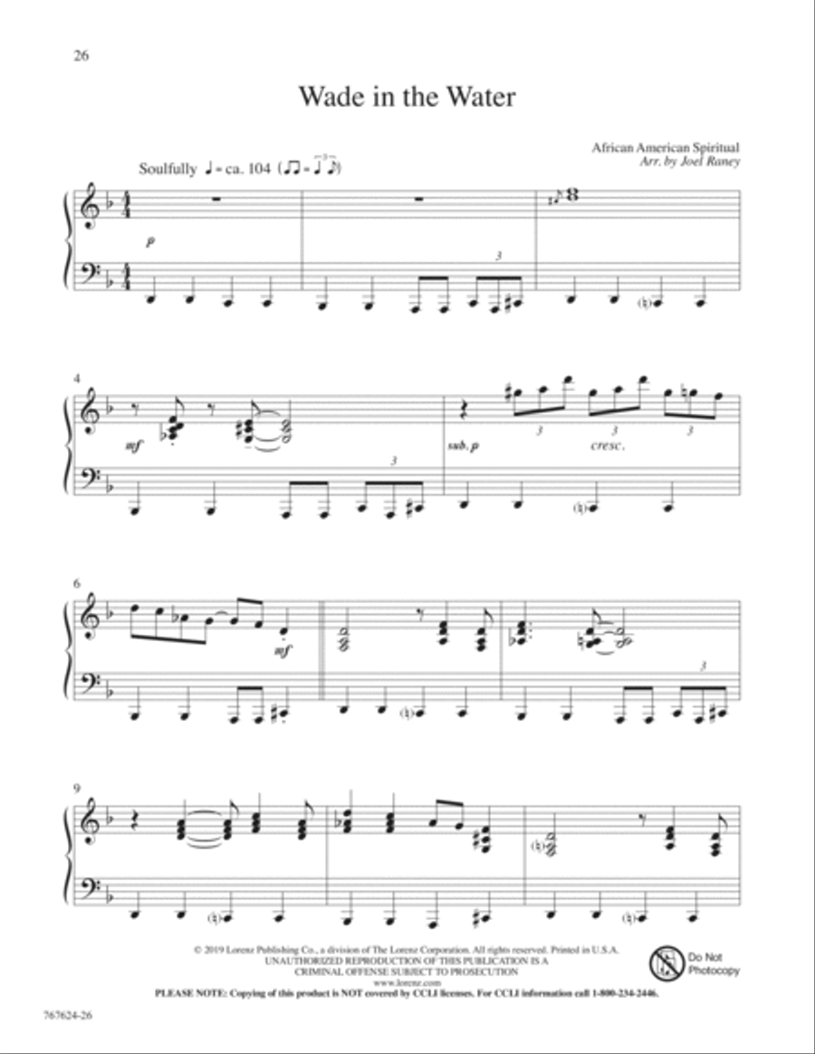 Hymns for a Raney Sunday Piano Solo scores gallery preview page 11