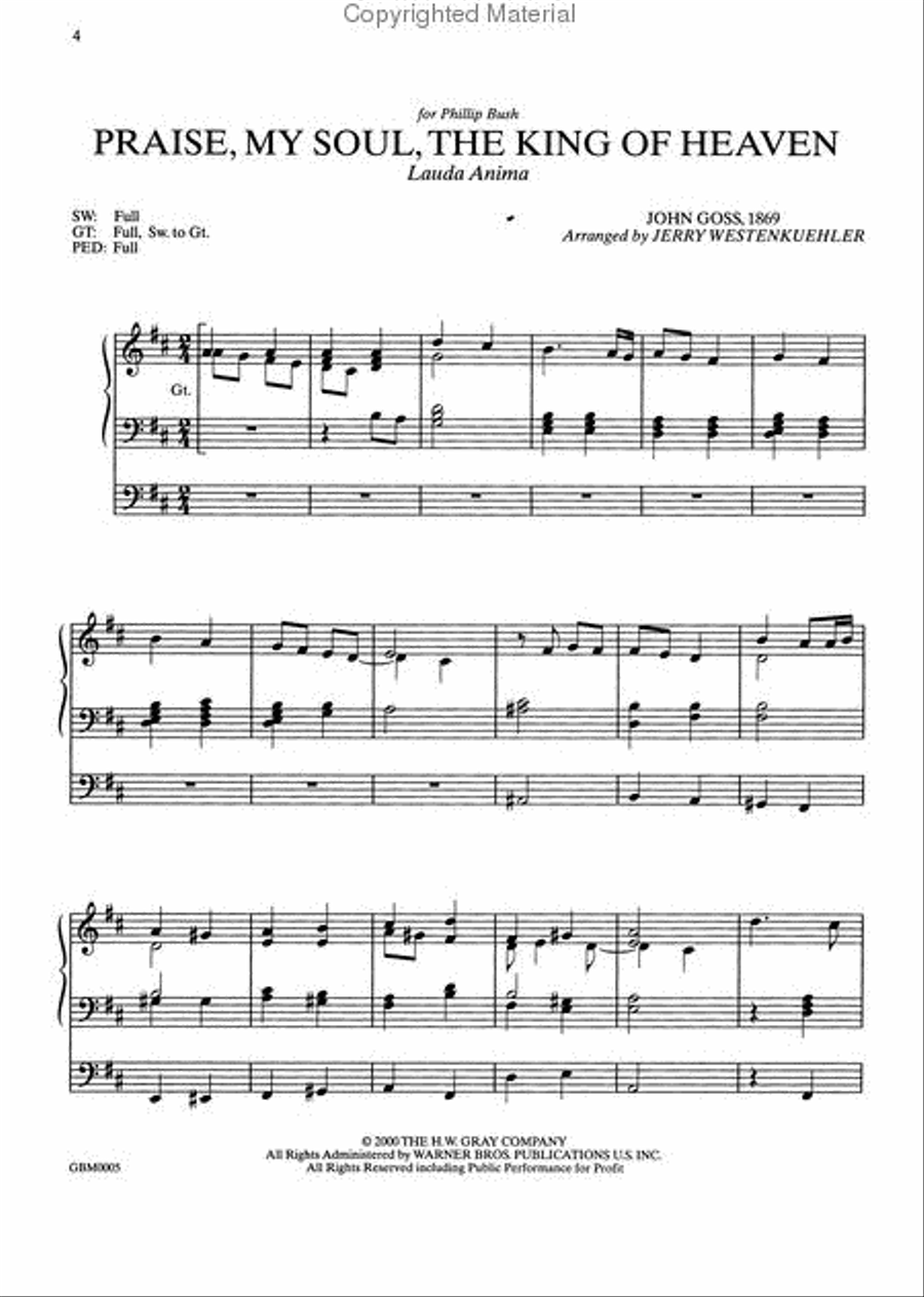 Seven Majestic Hymn Introductions, Volume 3 Organ scores gallery preview page 2