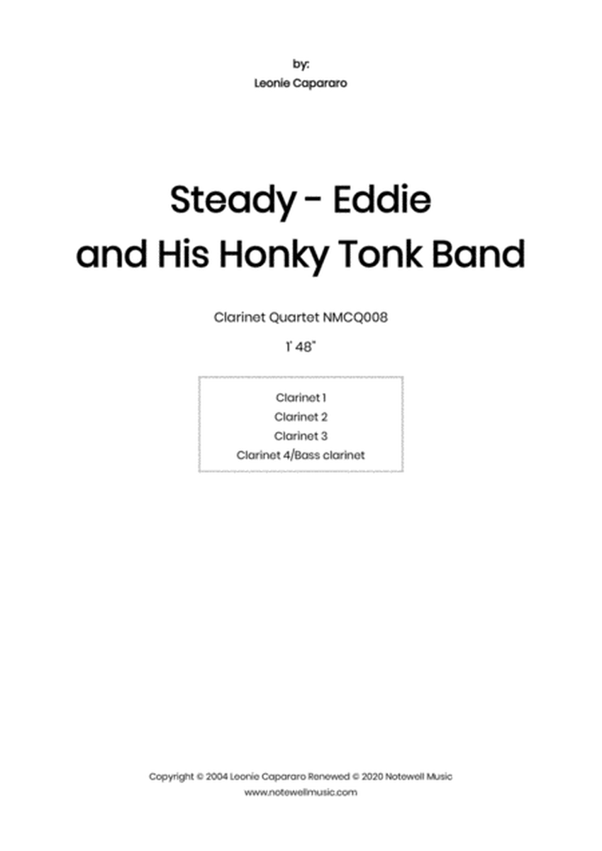 Steady-Eddie and His Honky Tonk Band (Clarinet quartet) image number null