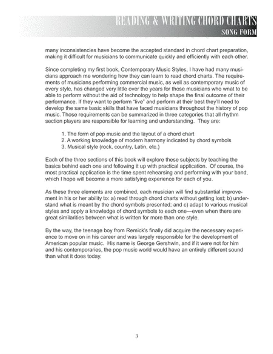 READING AND WRITING CHORD CHARTS Small Ensemble scores gallery preview page 3