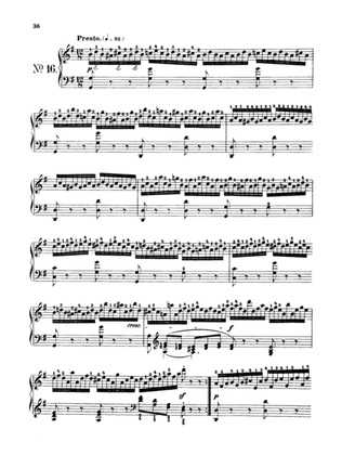 Czerny: School of Velocity, Op. 299 No. 16