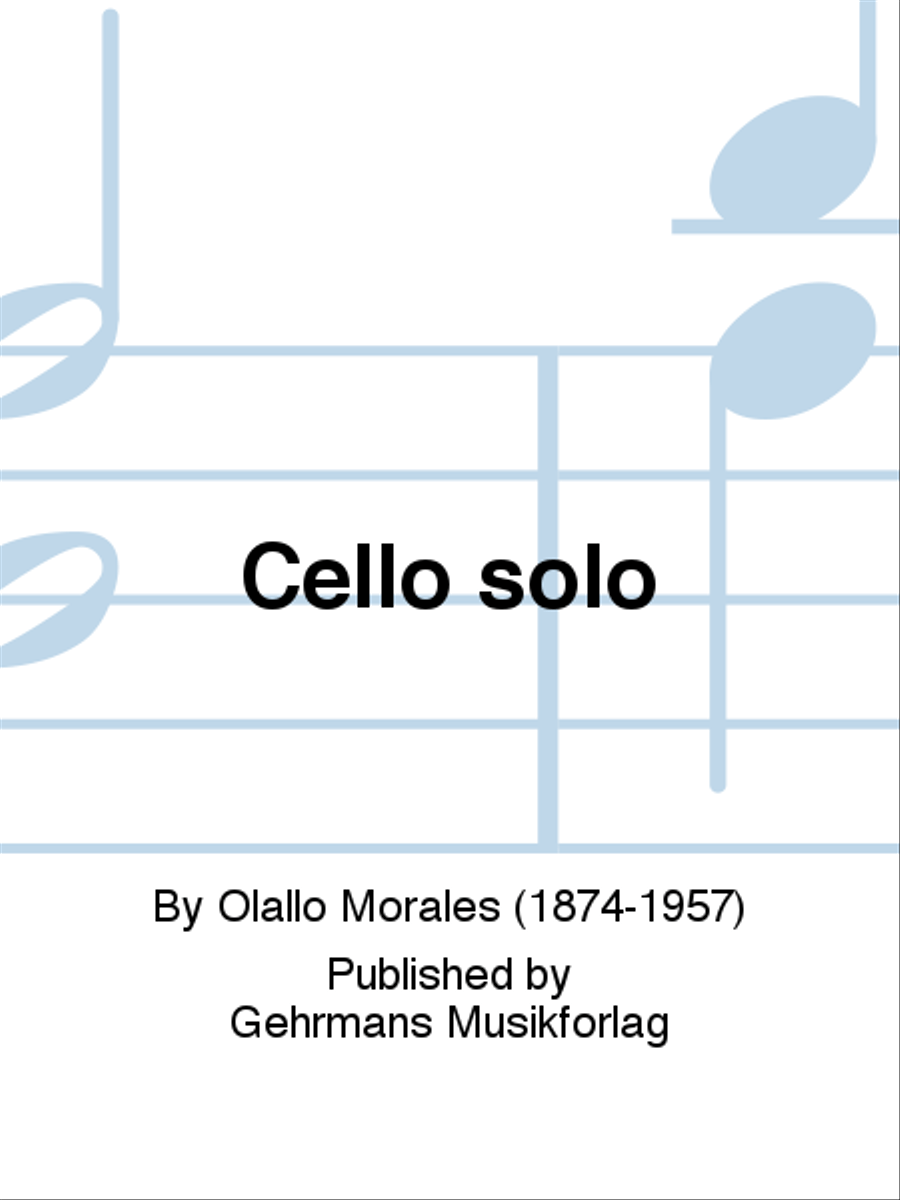 Cello solo Voice Solo scores gallery preview page 1