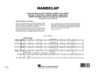 Book cover for HandClap - Conductor Score (Full Score)