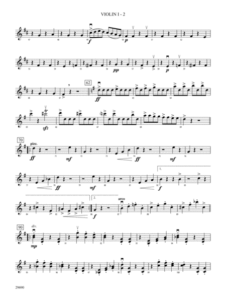 Fiddle-Faddle (for Soloist and String Orchestra): 1st Violin