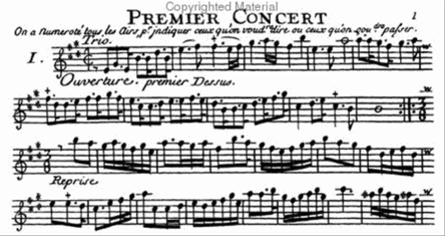 Chamber concert followed by a dance suite (Book I) Flute scores gallery preview page 2