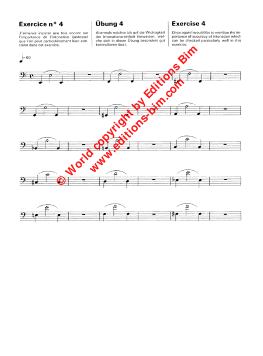 Warm-ups + technical routines Trombone scores gallery preview page 6