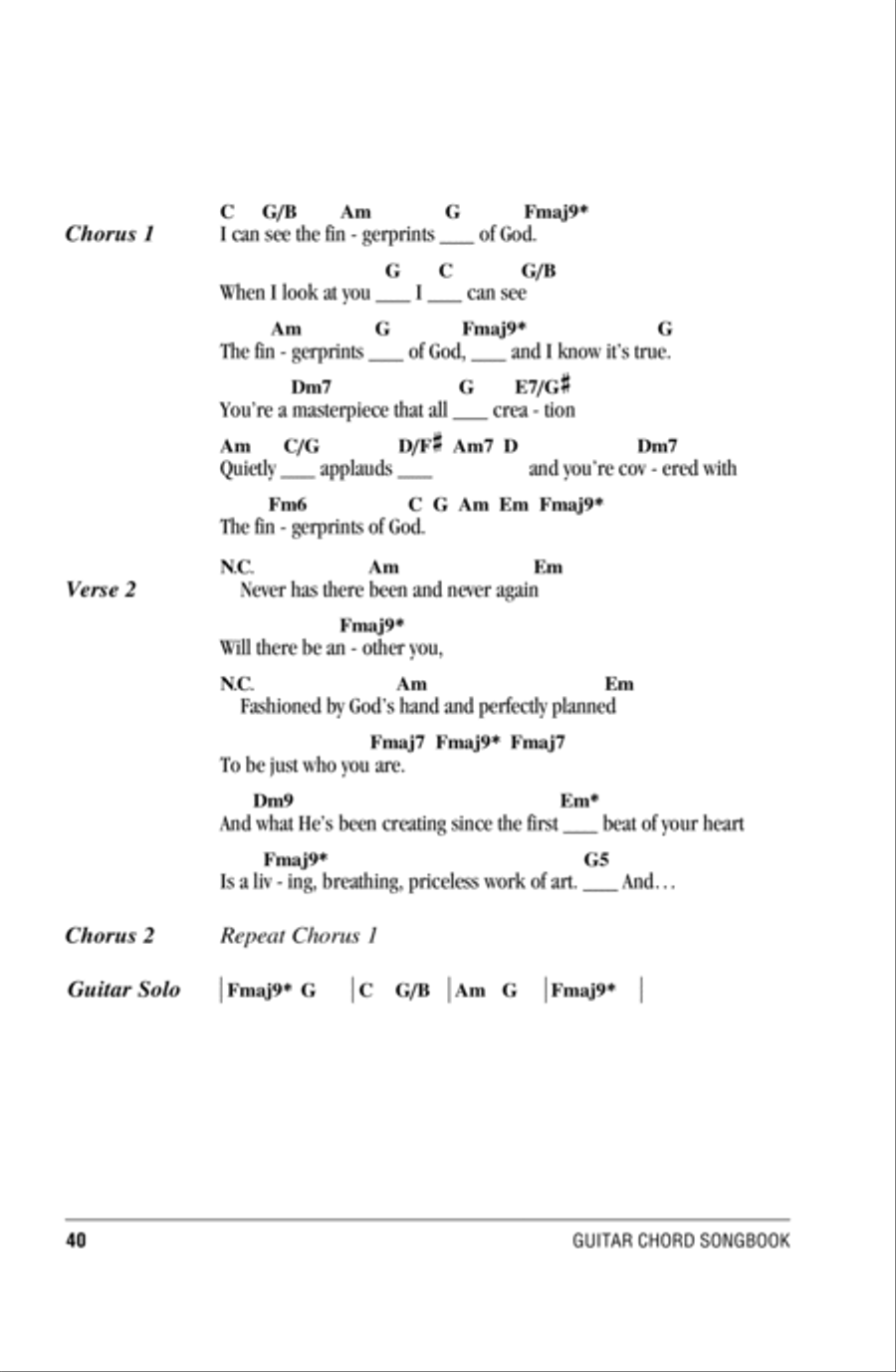 Fingerprints Of God Acoustic Guitar scores gallery preview page 2