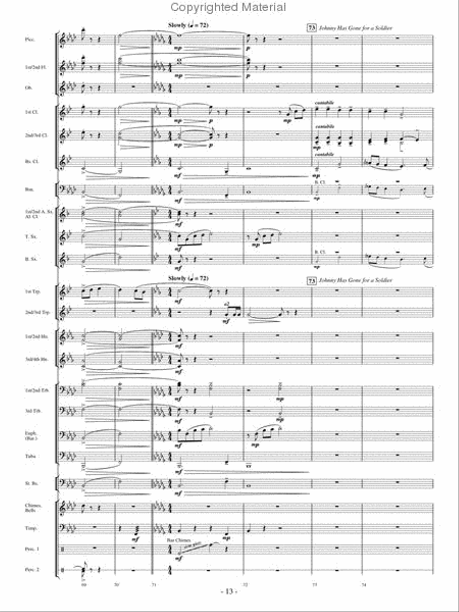Broad Stripes and Bright Stars Concert Band scores gallery preview page 12