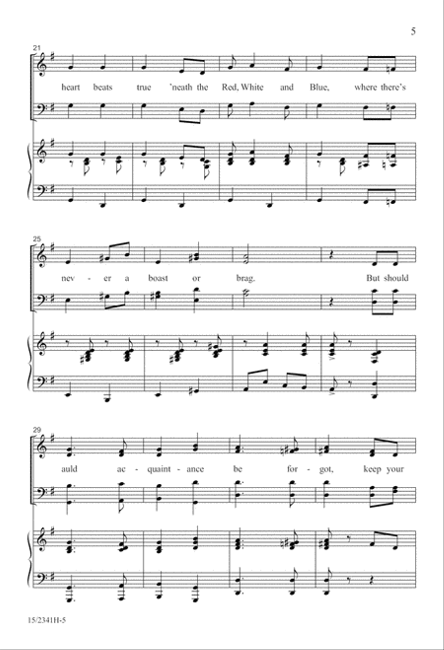 Salute to America 4-Part scores gallery preview page 6