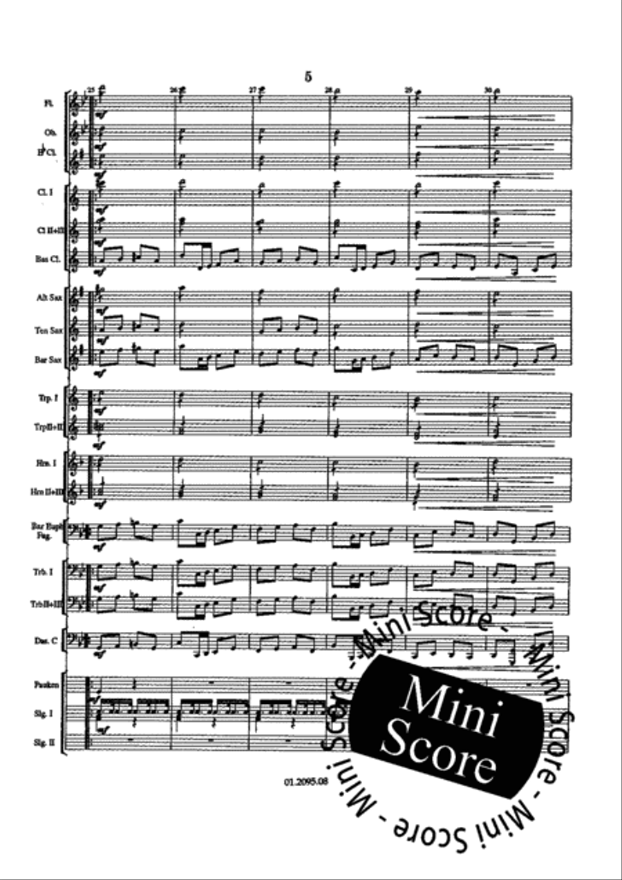Paganini Variations Paganini Variations Fanfare Band scores gallery preview page 11