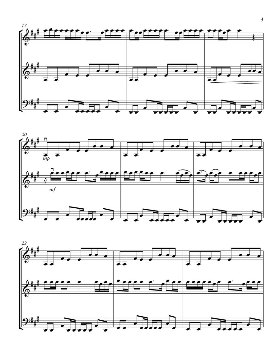 Best Day Ever String Trio scores gallery preview page 3