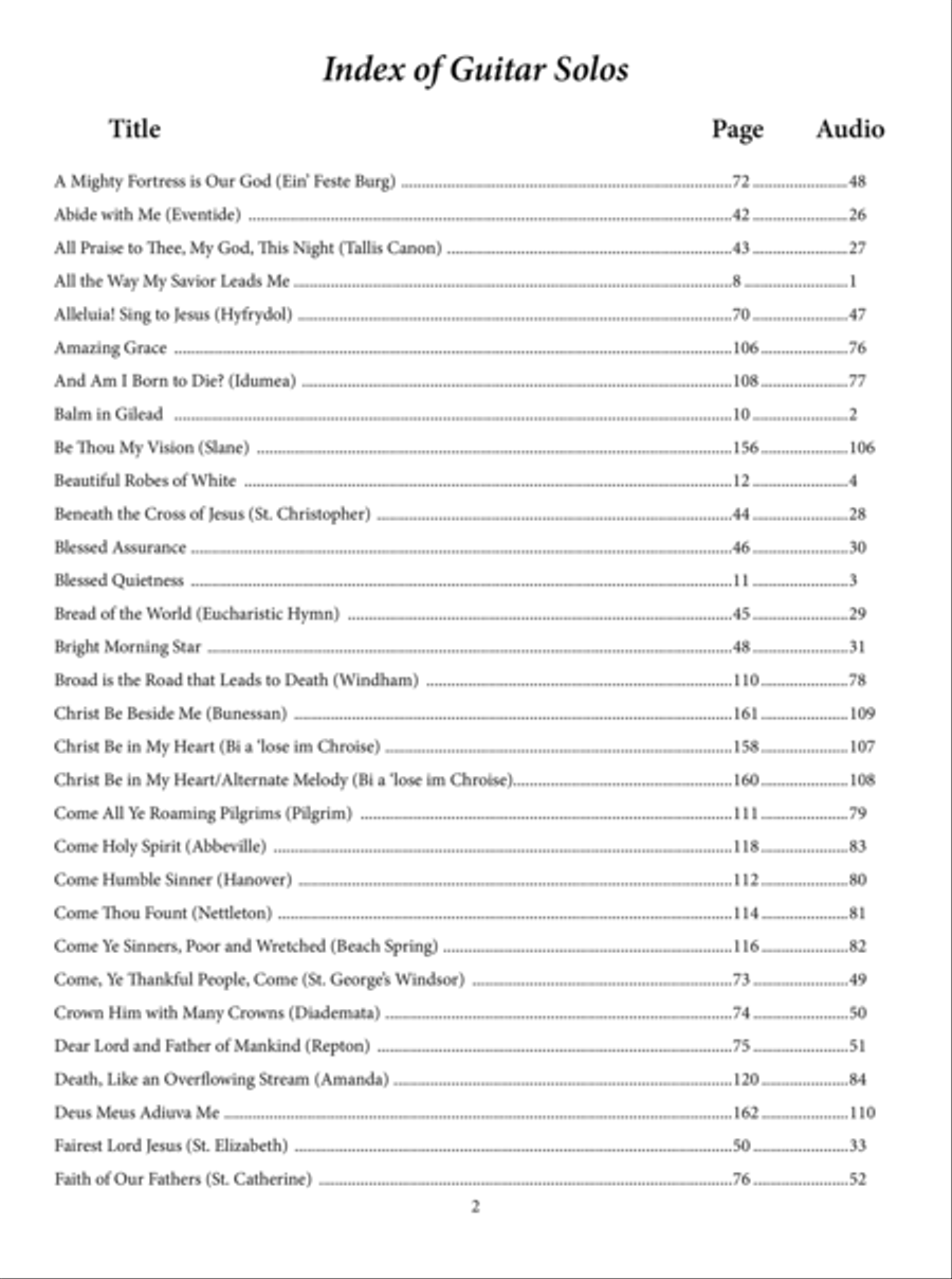 The William Bay Collection - Sacred Guitar Solo Anthology Guitar Solo scores gallery preview page 3
