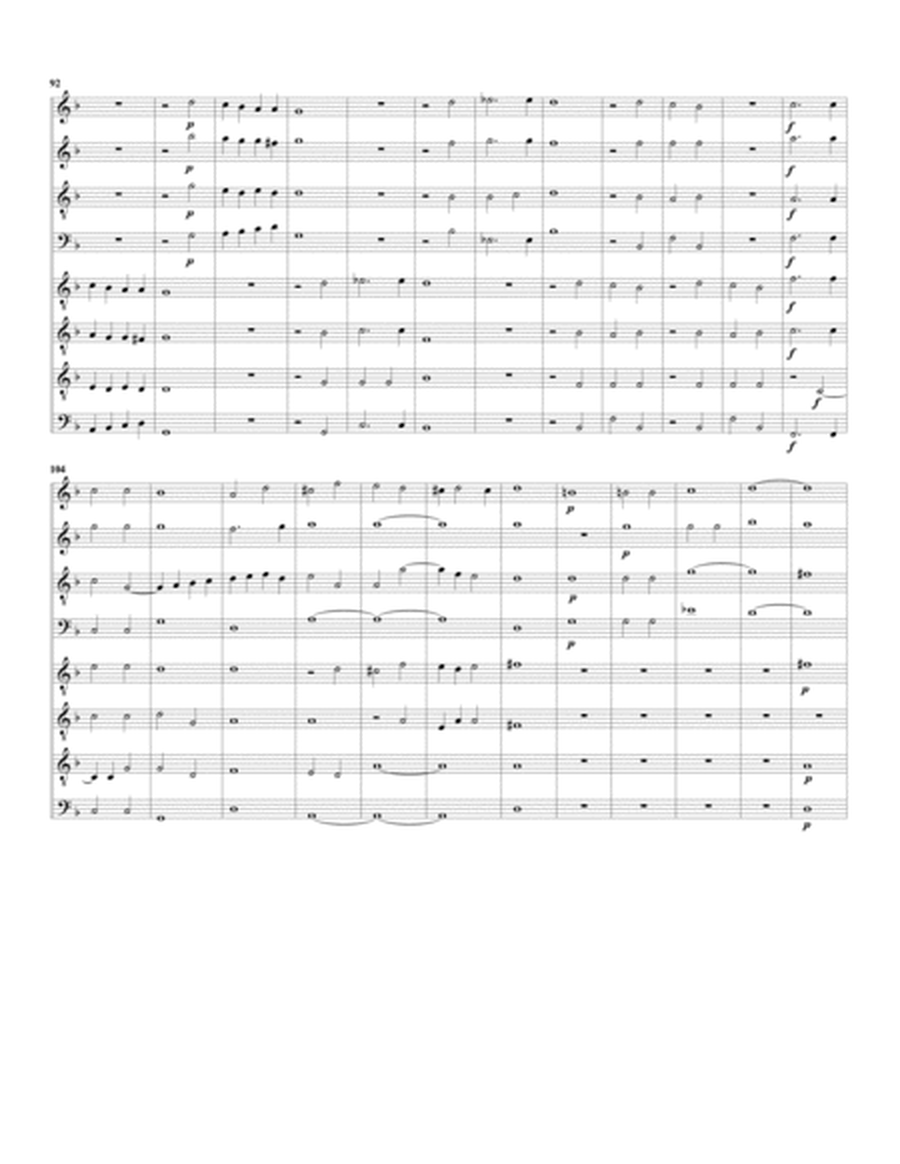 Sonata no.33 "Pian e forte" a8 (1597) (arrangement for 8 recorders)