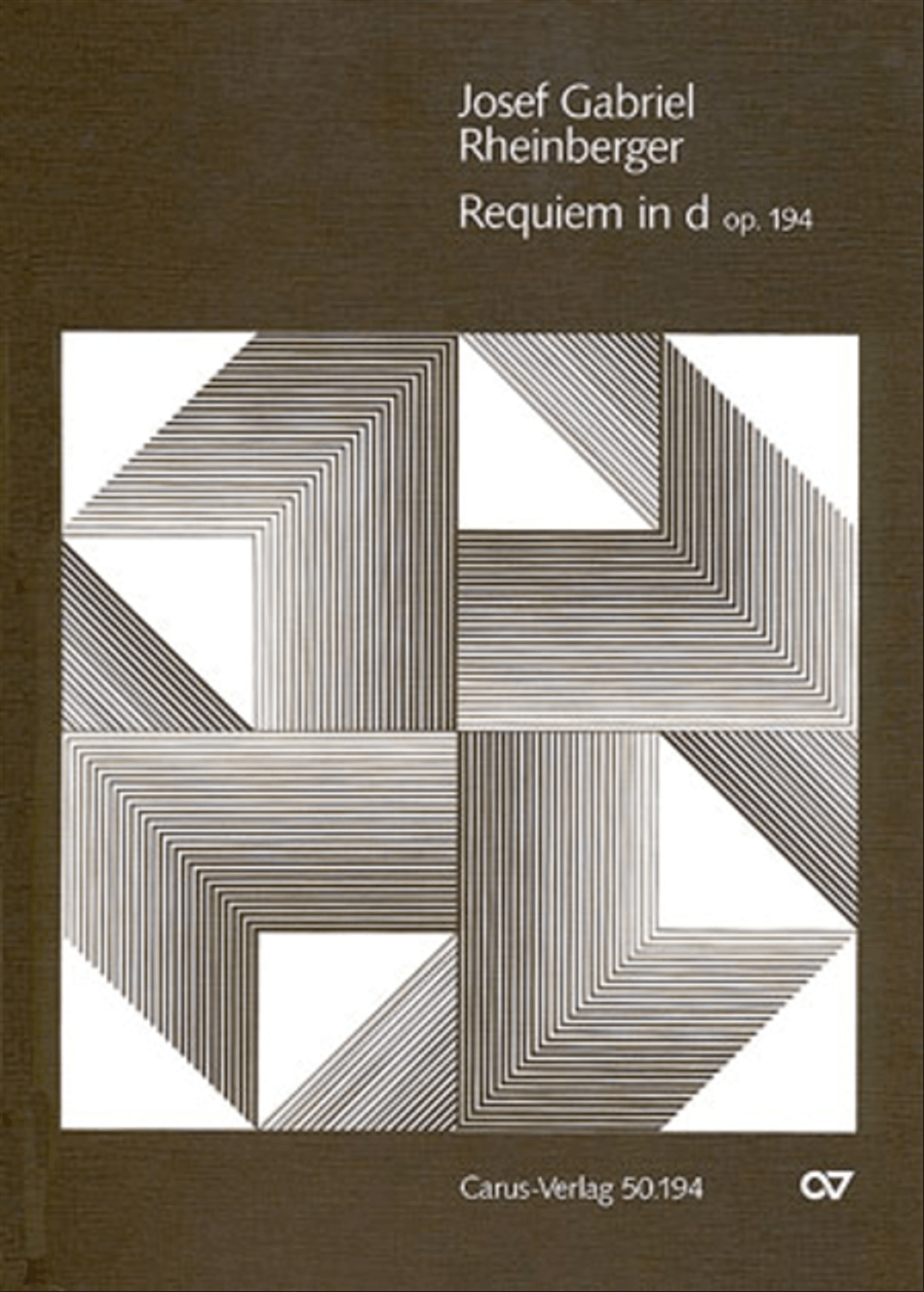 Requiem in D minor 4-Part scores gallery preview page 1