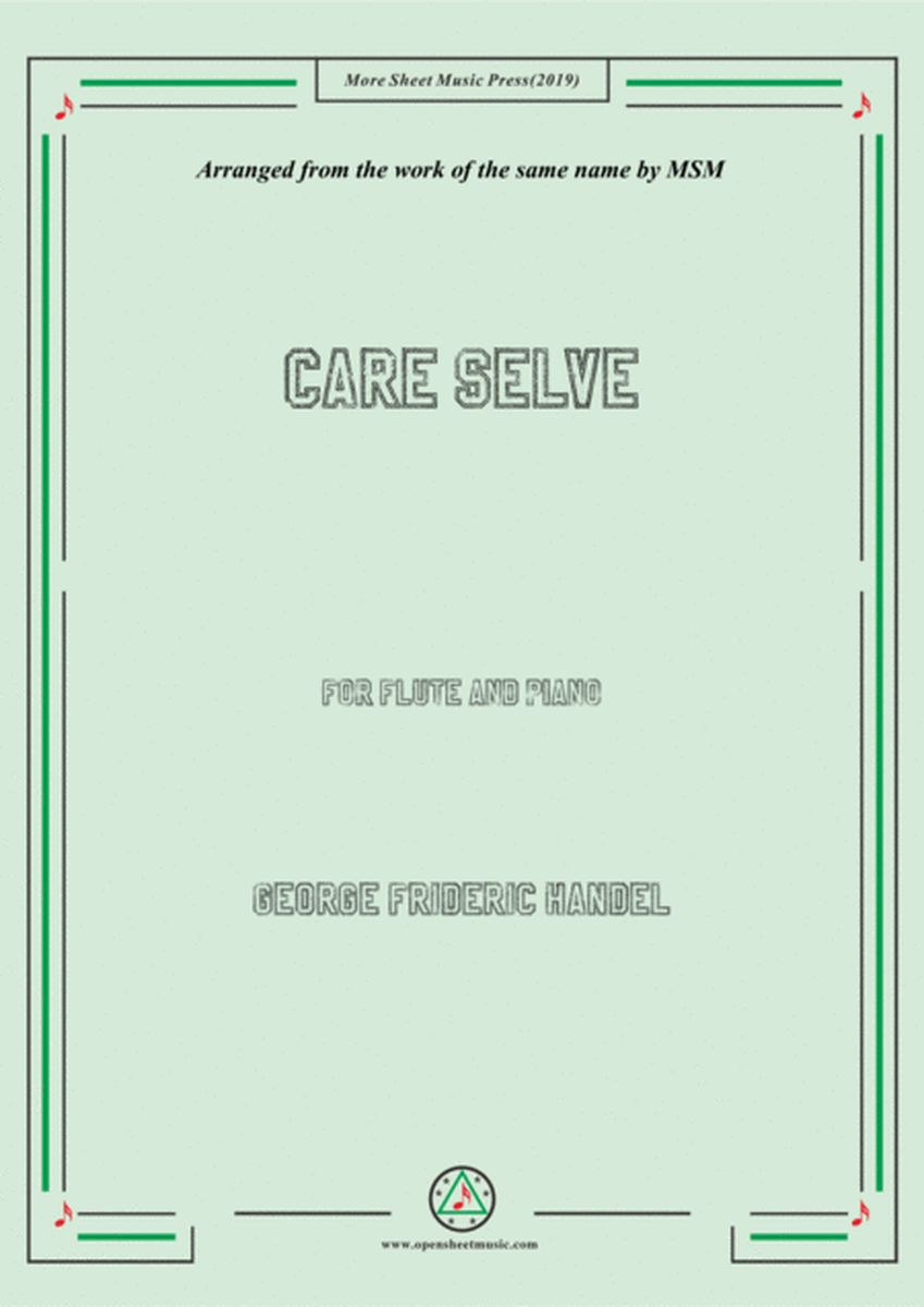 Handel-Care selve,for Flute and Piano image number null