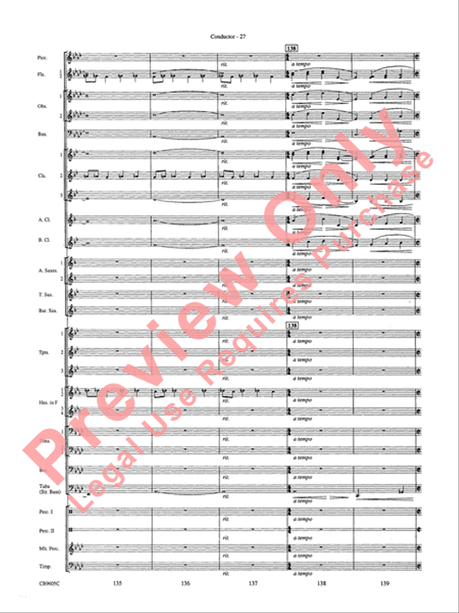 The Symphonic Gershwin The Symphonic Gershwin Concert Band scores gallery preview page 31