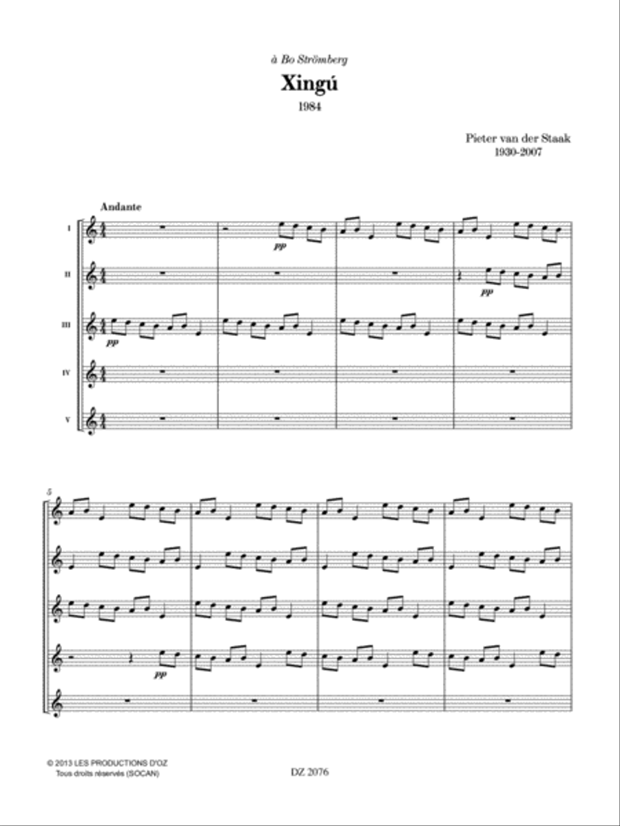 Xingú Guitar Ensemble scores gallery preview page 3