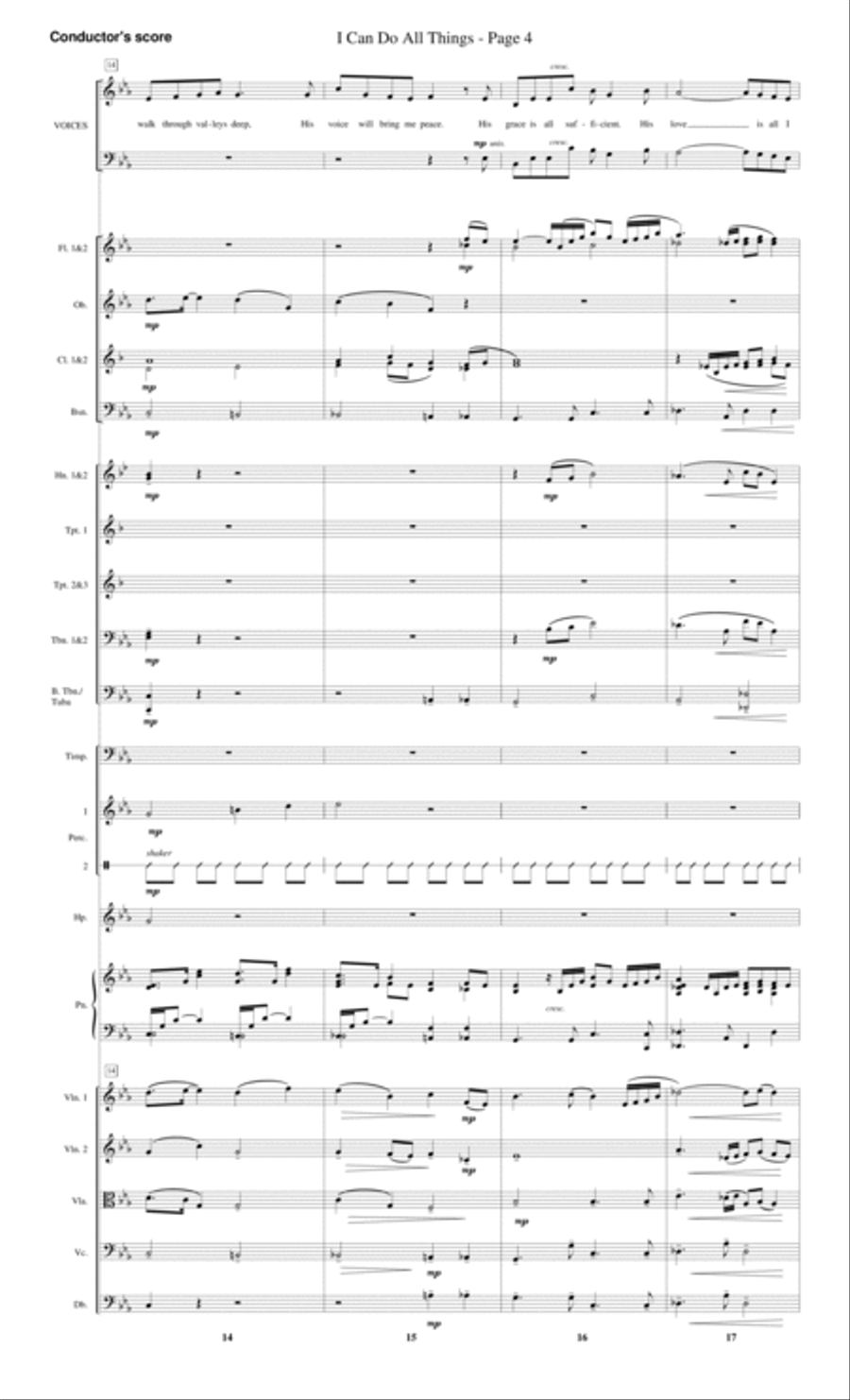 I Can Do All Things - Score Choir scores gallery preview page 4