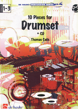 Book cover for 10 Pieces for Drum Set