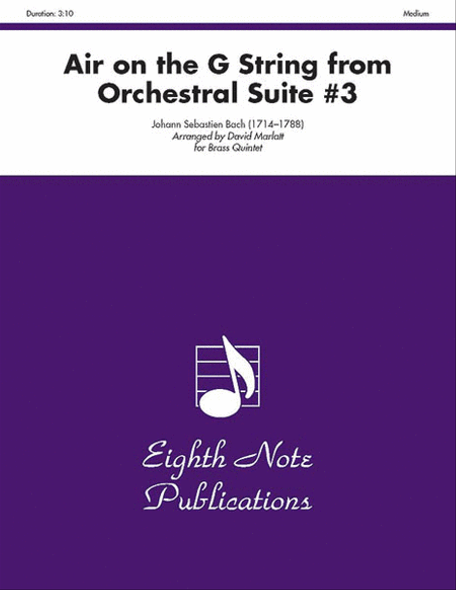 Air on the G String (from Orchestral Suite #3)