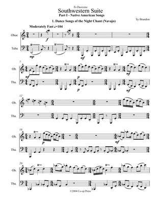 Southwestern Suite for Oboe and Tuba