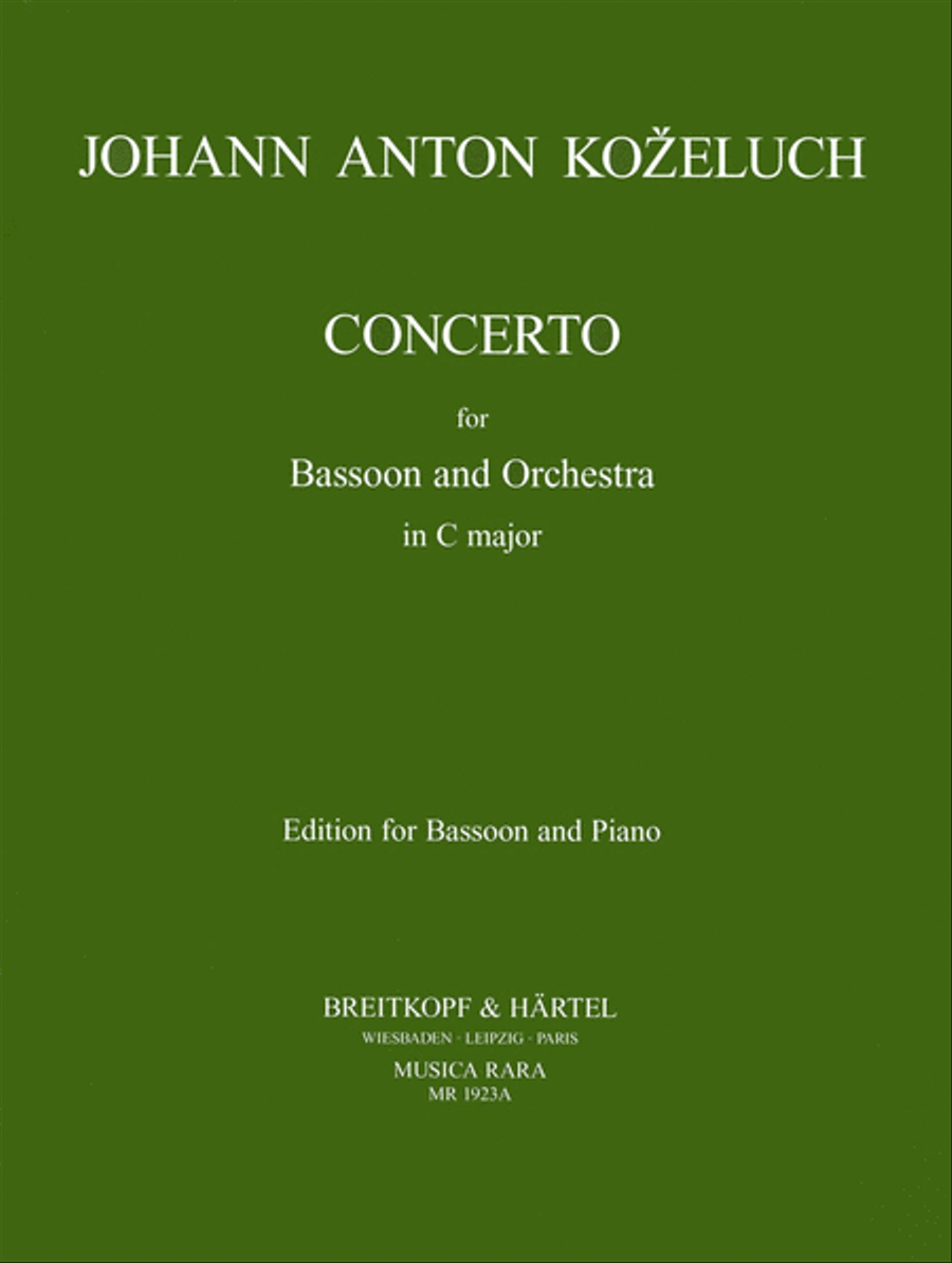 Concerto in C major Bassoon Solo scores gallery preview page 1