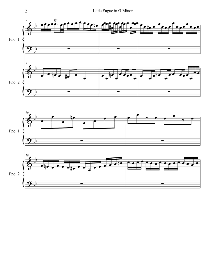 JS Bach, 