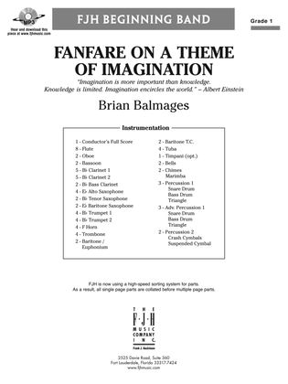 Fanfare on a Theme of Imagination: Score