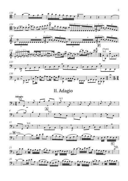 Haydn - Cello Concerto No.1 in C major, Hob.VIIb:1 - For Solo Cello - Full Score Original image number null